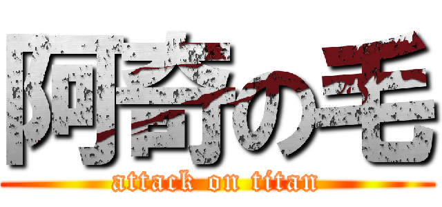 阿奇の毛 (attack on titan)