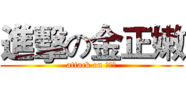 進擊の金正嫩 (attack on 김정은)