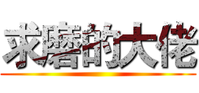 求磨的大佬 ()