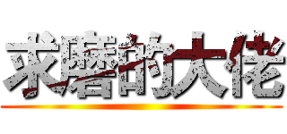 求磨的大佬 ()