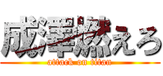 成澤燃えろ (attack on titan)