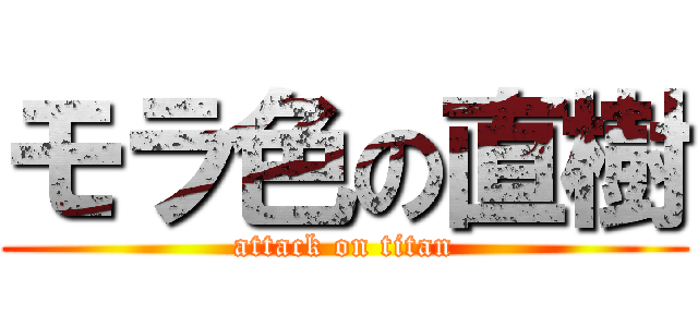 モラ色の直樹 (attack on titan)