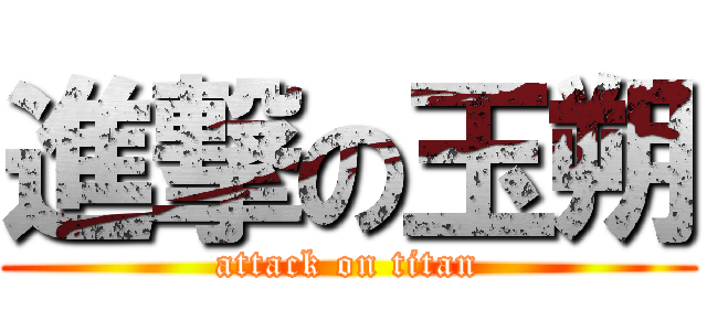 進撃の玉朔 (attack on titan)