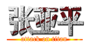 张亚平 (attack on titan)