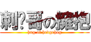 刺猬哥の擁抱 (hug of hedgehog)