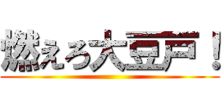 燃えろ大豆戸！ ()