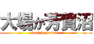 大場か芳賀沼 (fool haganuma)