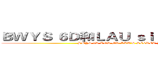 ＢＷＹＳ ６Ｄ和ＬＡＵ ｓｉｒ的秘密ｂｌｏｇ (BWYS 6D AND MR.LAU’S SECRET-BLOG)