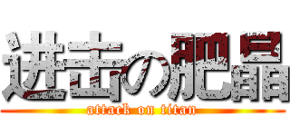 进击の肥晶 (attack on titan)