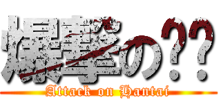 爆撃の說說 (Attack on Hantai)