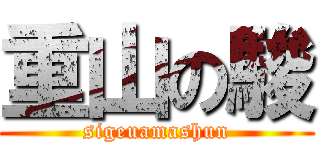 重山の駿 (sigeuamashun)