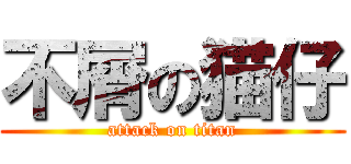 不屑の猫仔 (attack on titan)