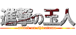 進撃の玉人 (attack on shiratama)