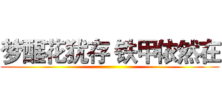 梦醒花犹存 铁甲依然在 ()