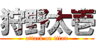 狩野太壱 (attack on titan)