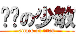 进击の少敏 (attack on titan)