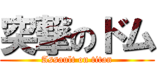 突撃のドム (Assault on titan)