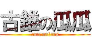 古錐の瓜瓜 (cute melons)