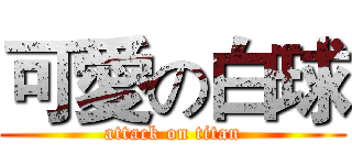 可愛の白球 (attack on titan)