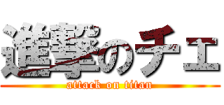 進撃のチェ (attack on titan)