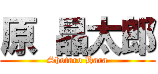 原 晶太郎 (Shotaro Hara)