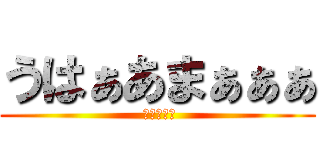 うはぁあまぁぁぁ ( きゃわー！)