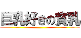 巨乳好きの貧乳 ()