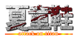 夏童鞋 (attack on titan)