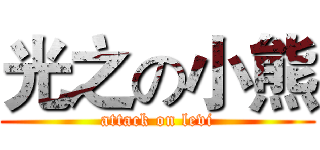 光之の小熊 (attack on levi)