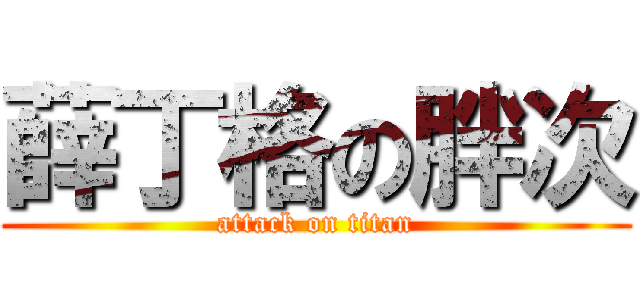 薛丁格の胖次 (attack on titan)