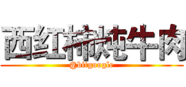 西红柿炖牛肉 (@bitgoogle)