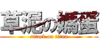 草泥の媽蛋 (attack on titan)