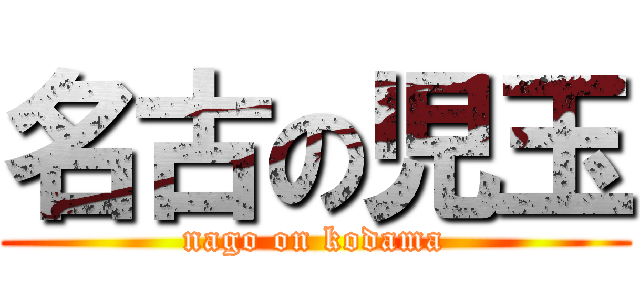 名古の児玉 (nago on kodama)