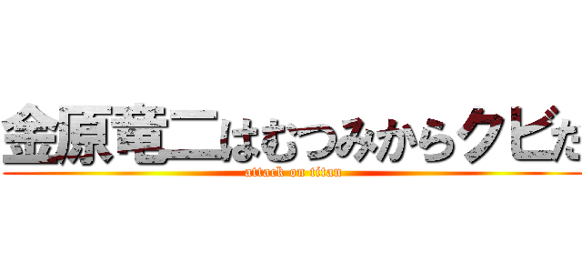 金原竜二はむつみからクビだ (attack on titan)