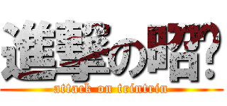 進撃の昭婷 (attack on trintrin)