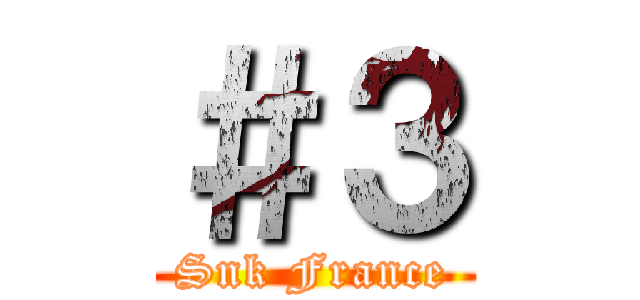 ＃３ (Snk France)