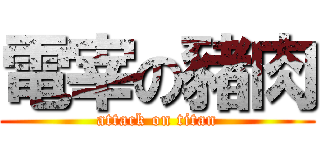 電宰の豬肉 (attack on titan)
