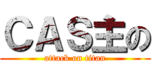 ＣＡＳ主の (attack on titan)