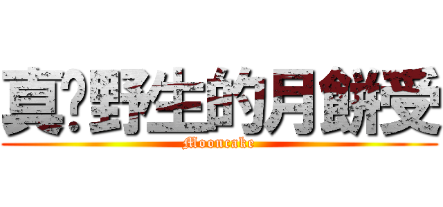 真·野生的月餅受 (Mooncake)