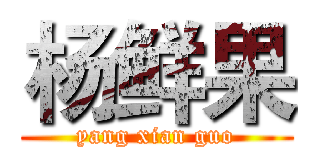 杨鲜果 (yang xian guo)