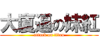 大廈逼の妹紅 (attack on titan)