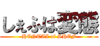 しぇふは変態 (HENTAI of SHEF)