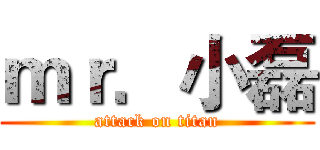 ｍｒ．小磊 (attack on titan)