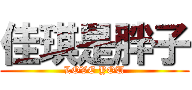 佳琪是胖子 (LOVE YOU)