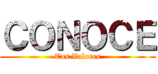ＣＯＮＯＣＥ (Tus Valores)