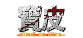 寶皮 (attack on titan)