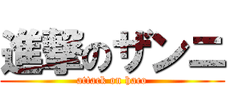 進撃のザンニ (attack on haco)