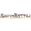 見たけりゃ見せてやるよ (attack on titan)