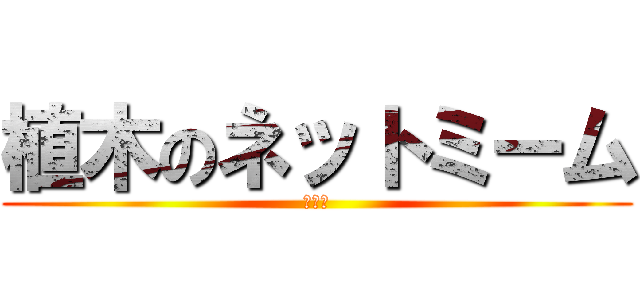 植木のネットミーム (うえｋ)