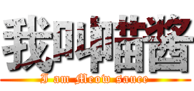 我叫喵酱 (I am Meow sauce)